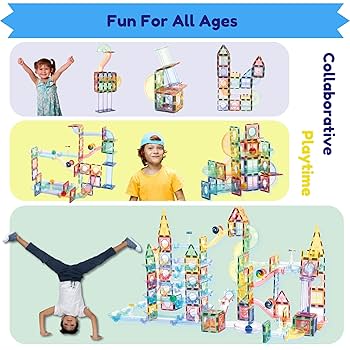 Amazon.com: GG TOYS Magnetic Marble Run – 208 PCS Magnetic